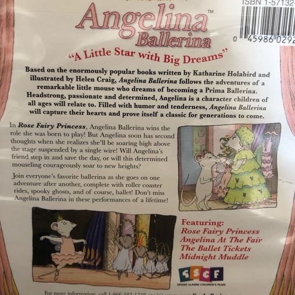 2. Angelina Ballerina-A Little Star  with Big Dreams DVDs - Picture 13 of 14